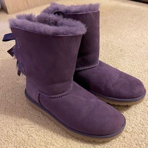 Purple Bow Ugg’s